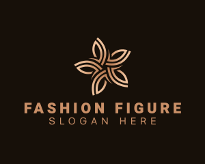 Flower Star Fashion logo design