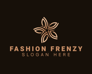 Flower Star Fashion logo design