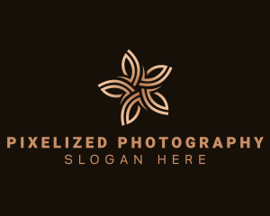 Flower Star Fashion logo design