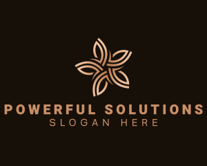 Flower Star Fashion logo design