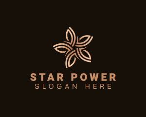 Flower Star Fashion logo design