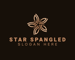 Flower Star Fashion logo design