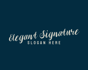 Signature Script Company logo design