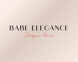 Elegant Fashion Boutique logo design