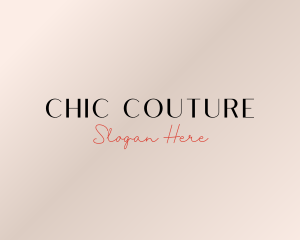 Elegant Fashion Boutique logo design