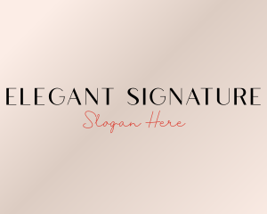 Elegant Fashion Boutique logo design