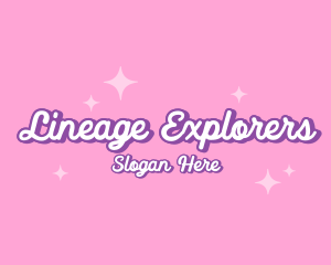 Retro Sparkle Star logo design