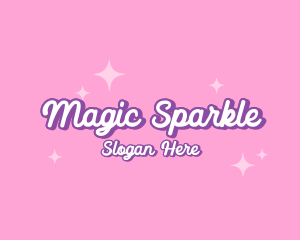 Retro Sparkle Star logo design