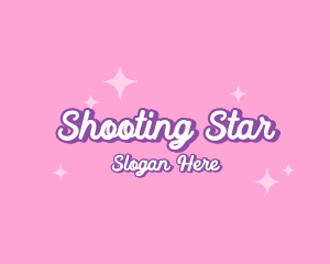 Retro Sparkle Star logo design