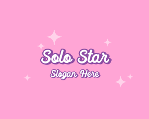 Retro Sparkle Star logo design