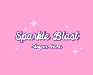 Retro Sparkle Star logo design