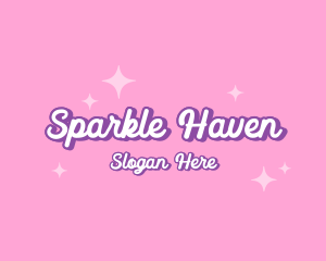 Retro Sparkle Star logo design