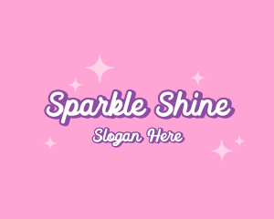 Retro Sparkle Star logo design