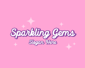 Retro Sparkle Star logo design