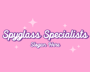 Retro Sparkle Star logo design