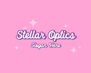 Retro Sparkle Star logo design