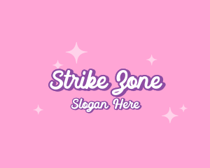 Retro Sparkle Star logo design