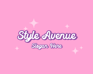 Retro Sparkle Star logo design