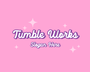 Retro Sparkle Star logo design