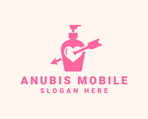 Pink Lovely Lotion logo design