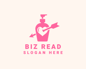 Pink Lovely Lotion logo design