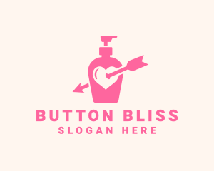 Pink Lovely Lotion logo design