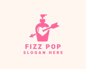 Pink Lovely Lotion logo design