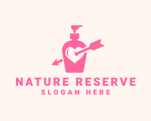 Pink Lovely Lotion logo design