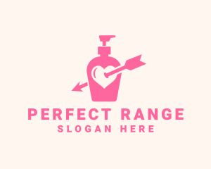 Pink Lovely Lotion logo design