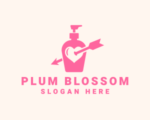 Pink Lovely Lotion logo design