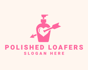 Pink Lovely Lotion logo design