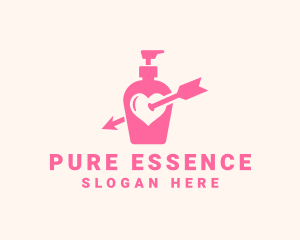 Pink Lovely Lotion logo design