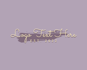 Beauty Cursive Style logo