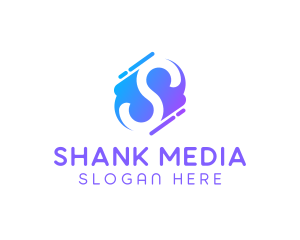 Media Firm Letter S logo design