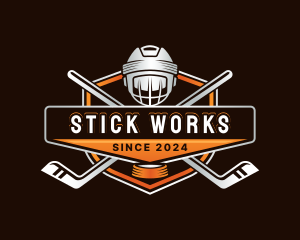 Hockey Sport Tournament logo design