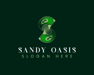 Dollar Money Letter S logo design