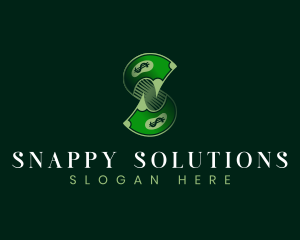 Dollar Money Letter S logo design