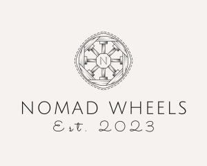 Cart Wheel Delivery logo design