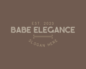 Classic Elegant Boutique logo design