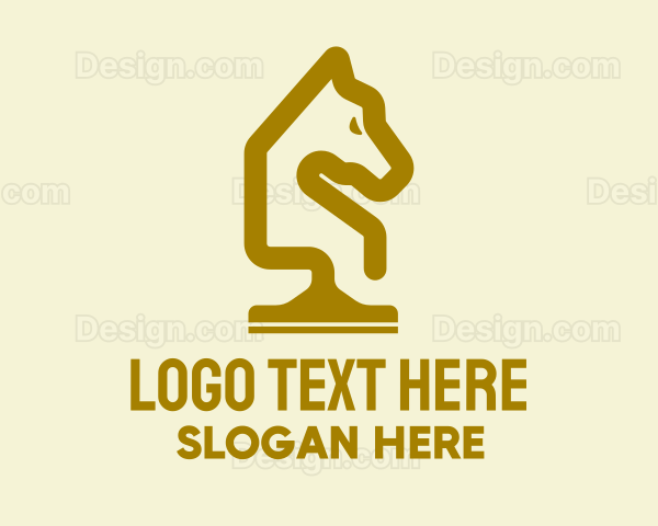 Gold Horse Cleaning Service Logo