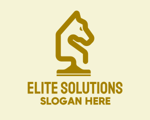 Gold Horse Cleaning Service  logo design