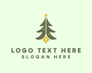 Christmas Forest Star Logo