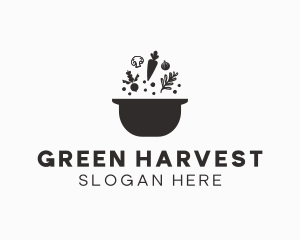 Vegetable Soup Pot logo design