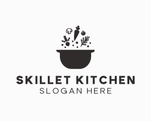 Vegetable Soup Pot logo design