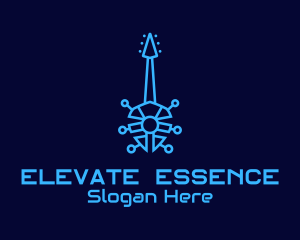 Blue Electric Guitar  logo