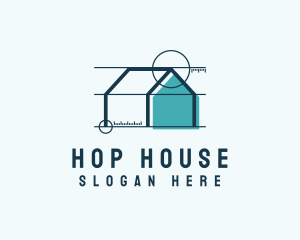 House Construction Architecture logo design