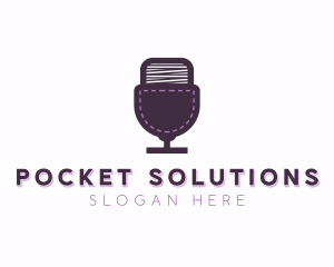 Pocket Media Broadcaster logo design