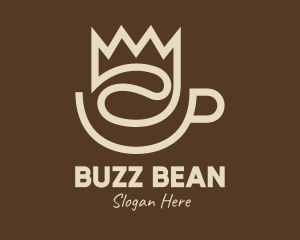 Brown Coffee Crown logo design