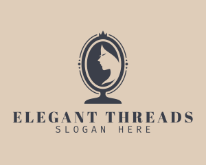 Elegant Mirror Woman logo