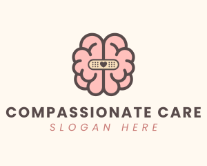 Brain Care Bandage logo design